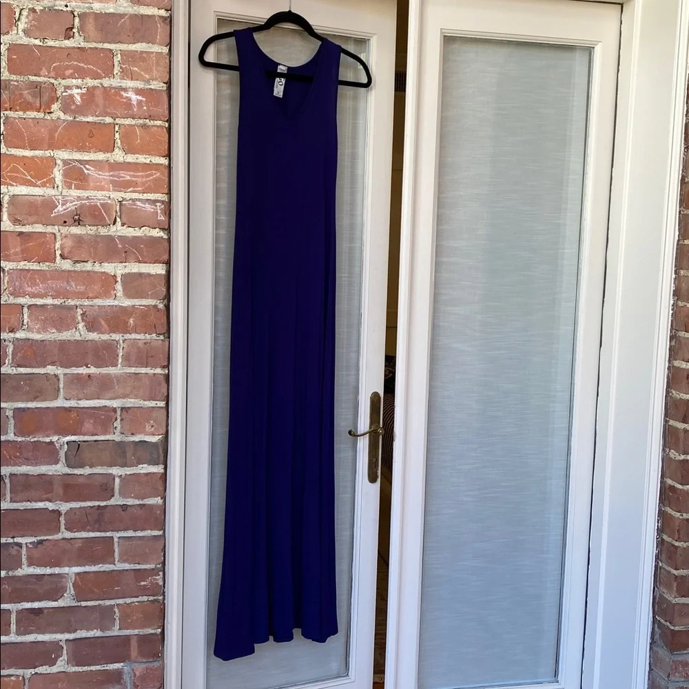 NWOT GO Couture Navy Blue Maxi Dress - Picture 3 of 6